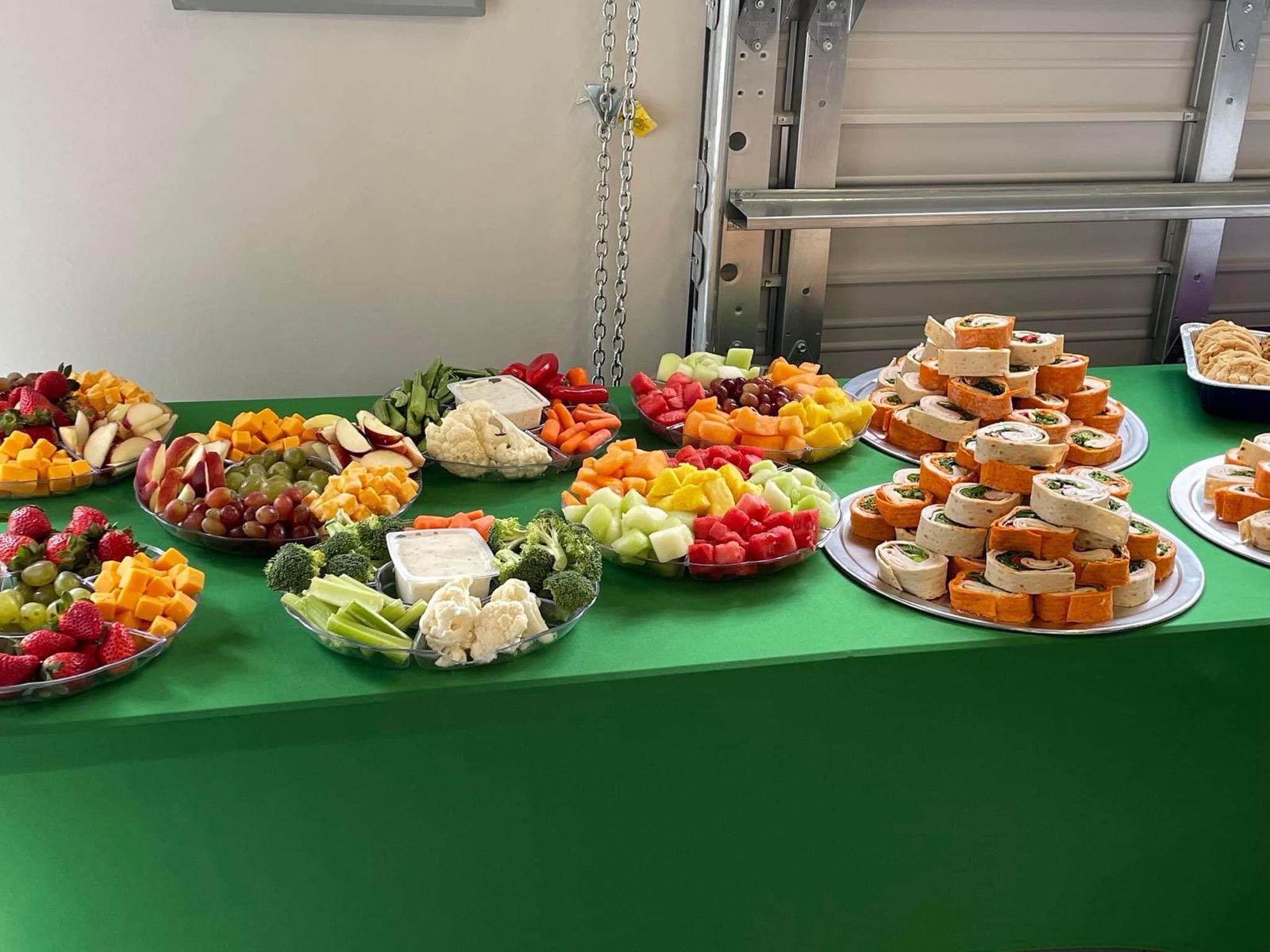 Cajun catering buffet