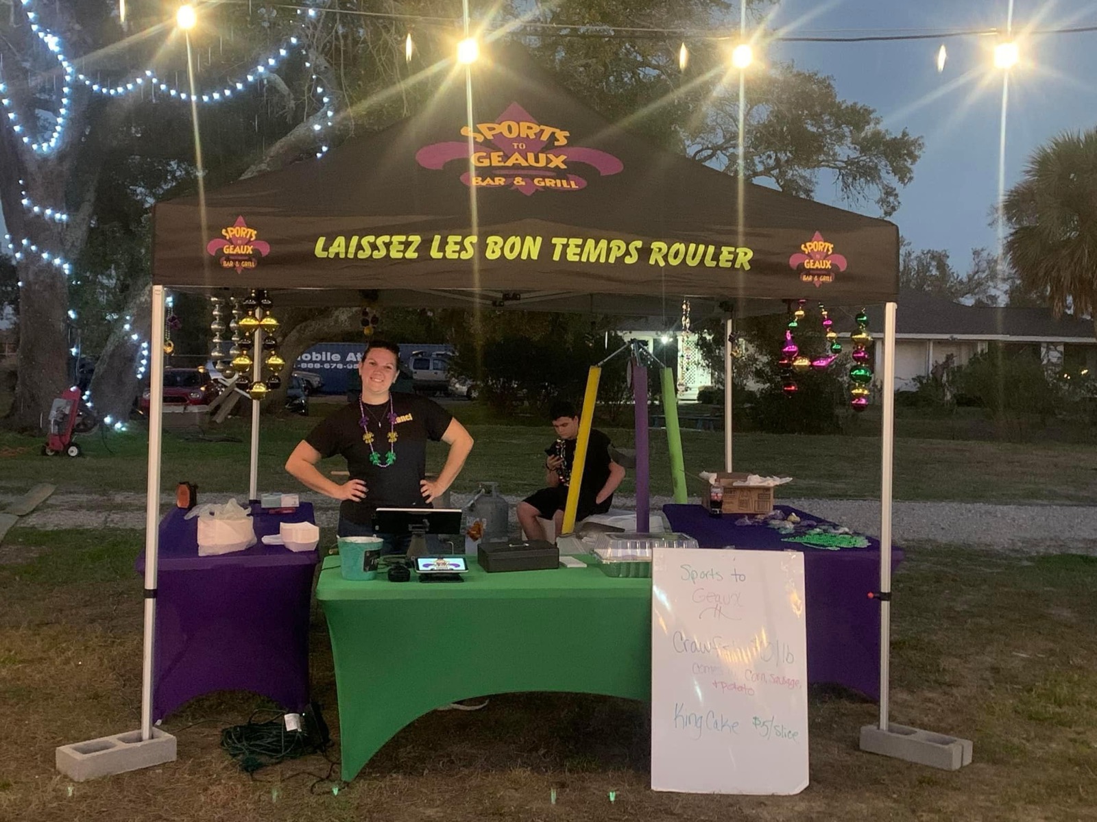 Owner Josh serving customers